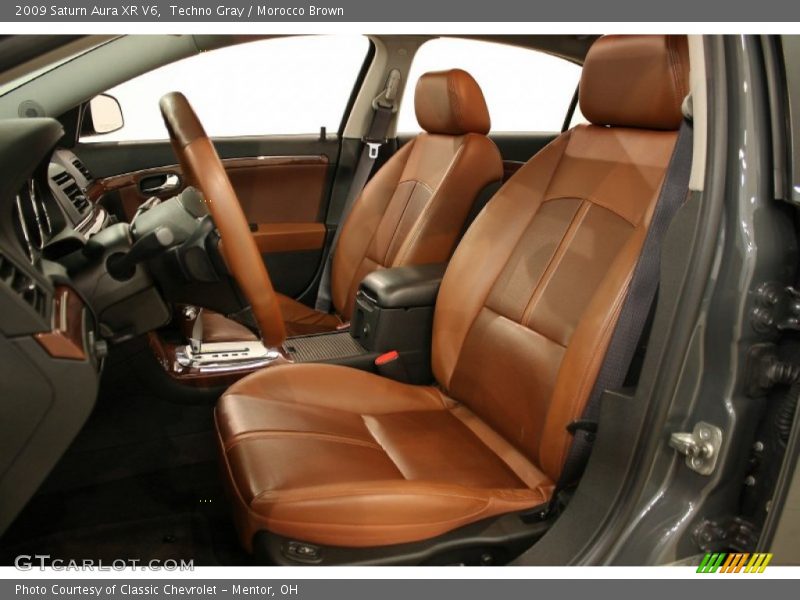  2009 Aura XR V6 Morocco Brown Interior