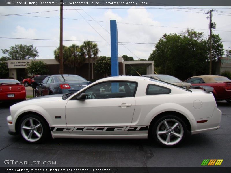  2008 Mustang Racecraft 420S Supercharged Coupe Performance White