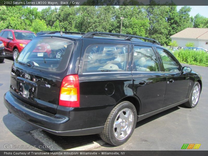 Black / Gray 2002 Saturn L Series LW300 Wagon