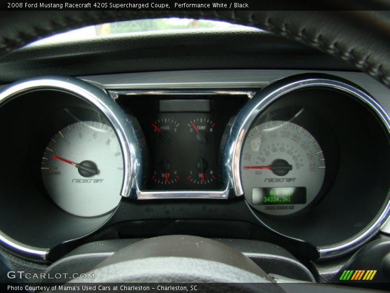  2008 Mustang Racecraft 420S Supercharged Coupe Racecraft 420S Supercharged Coupe Gauges