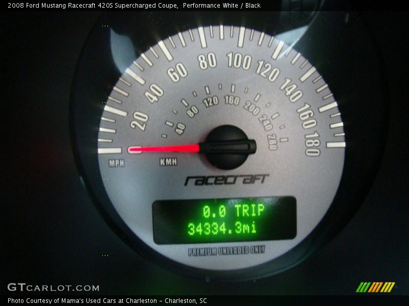  2008 Mustang Racecraft 420S Supercharged Coupe Racecraft 420S Supercharged Coupe Gauges