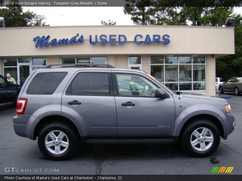 Tungsten Grey Metallic / Stone 2008 Ford Escape Hybrid