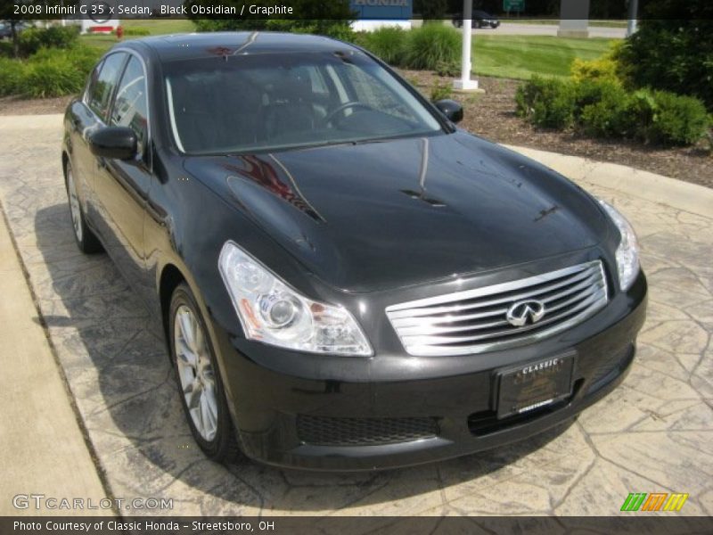 Black Obsidian / Graphite 2008 Infiniti G 35 x Sedan