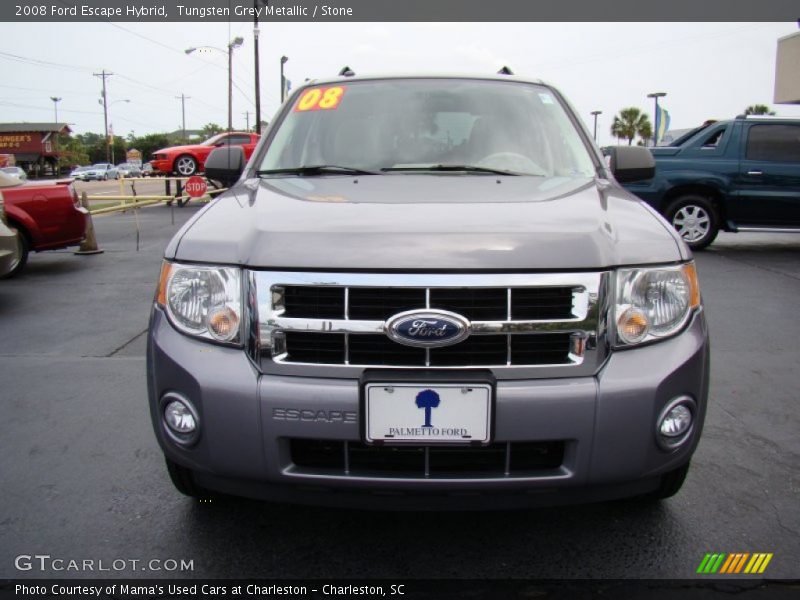 Tungsten Grey Metallic / Stone 2008 Ford Escape Hybrid