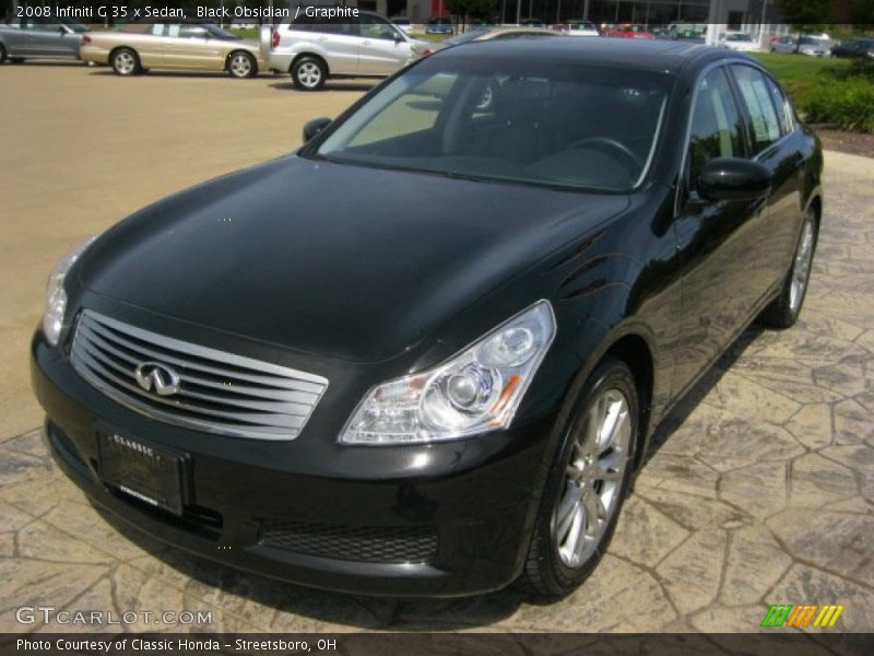 Black Obsidian / Graphite 2008 Infiniti G 35 x Sedan