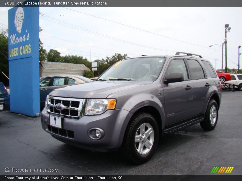 Tungsten Grey Metallic / Stone 2008 Ford Escape Hybrid