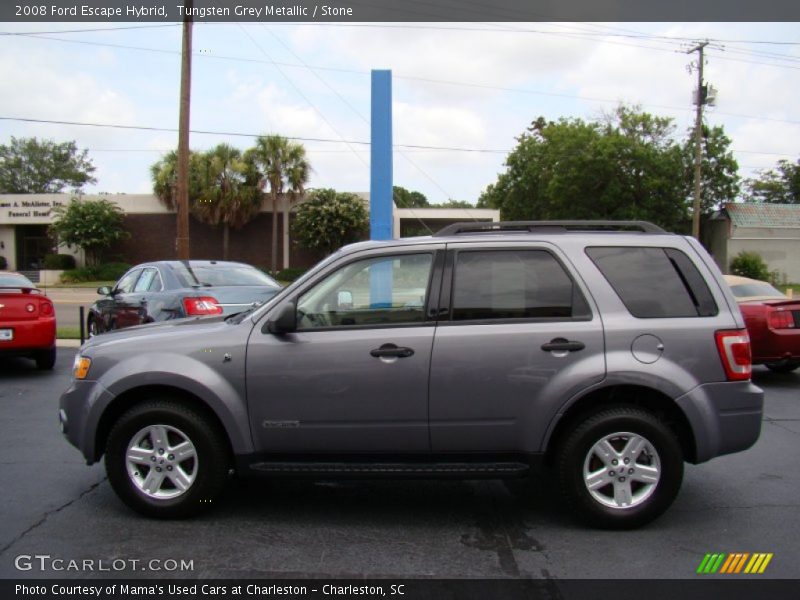 Tungsten Grey Metallic / Stone 2008 Ford Escape Hybrid