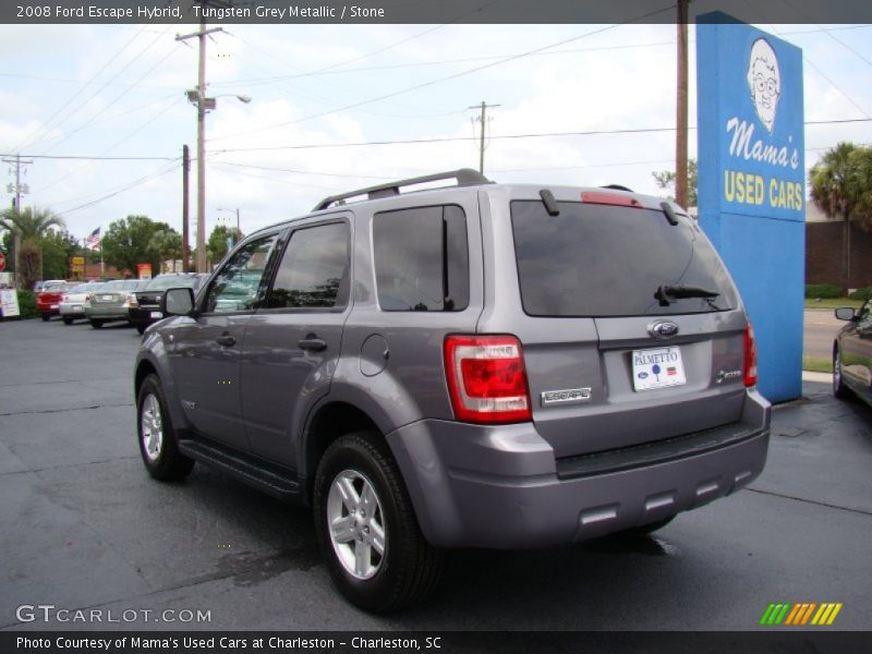 Tungsten Grey Metallic / Stone 2008 Ford Escape Hybrid