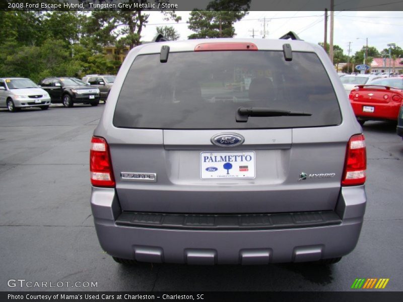 Tungsten Grey Metallic / Stone 2008 Ford Escape Hybrid
