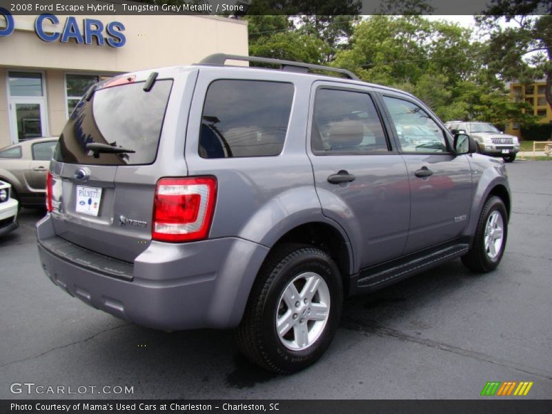 Tungsten Grey Metallic / Stone 2008 Ford Escape Hybrid