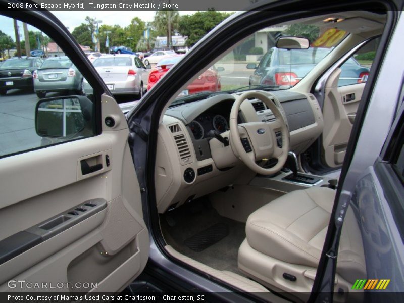 Tungsten Grey Metallic / Stone 2008 Ford Escape Hybrid