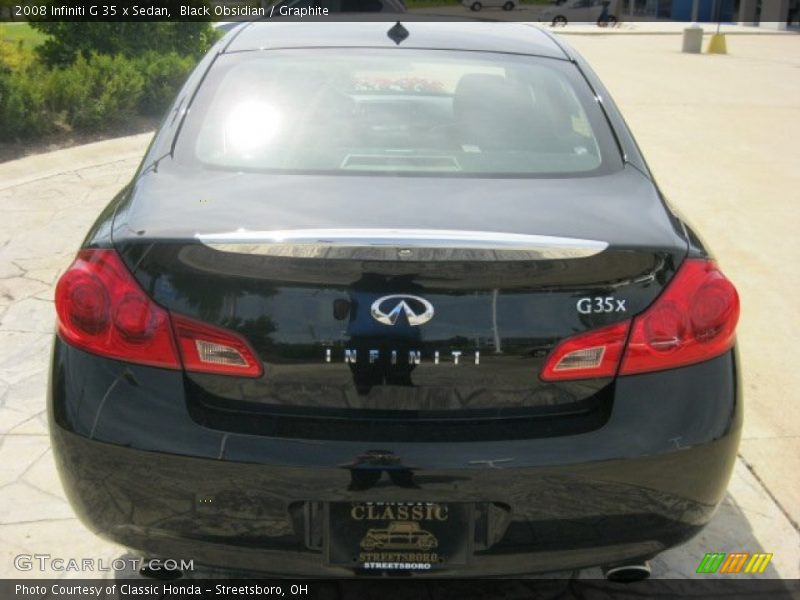 Black Obsidian / Graphite 2008 Infiniti G 35 x Sedan
