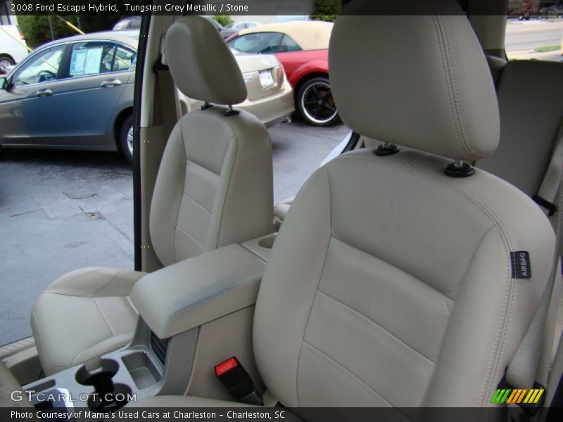 Tungsten Grey Metallic / Stone 2008 Ford Escape Hybrid