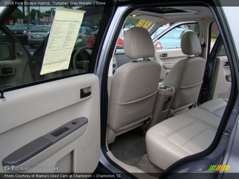 Tungsten Grey Metallic / Stone 2008 Ford Escape Hybrid
