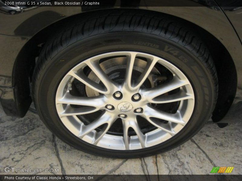 Black Obsidian / Graphite 2008 Infiniti G 35 x Sedan
