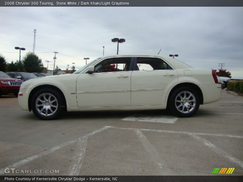 Stone White / Dark Khaki/Light Graystone 2008 Chrysler 300 Touring