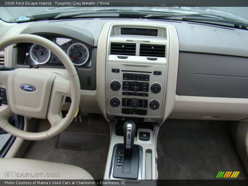 Tungsten Grey Metallic / Stone 2008 Ford Escape Hybrid