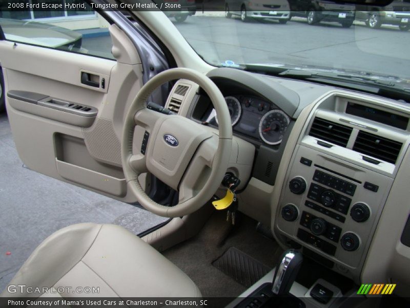 Tungsten Grey Metallic / Stone 2008 Ford Escape Hybrid