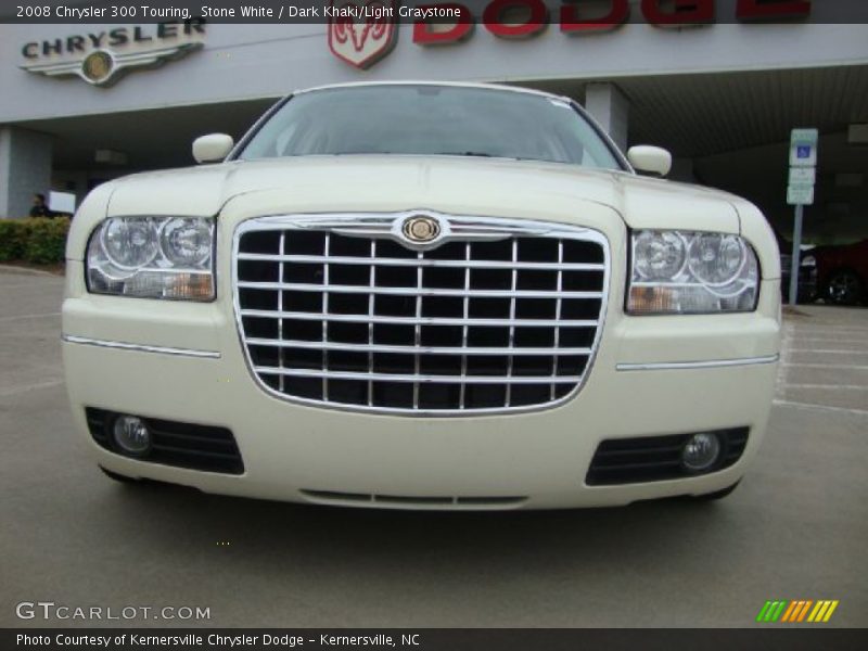 Stone White / Dark Khaki/Light Graystone 2008 Chrysler 300 Touring