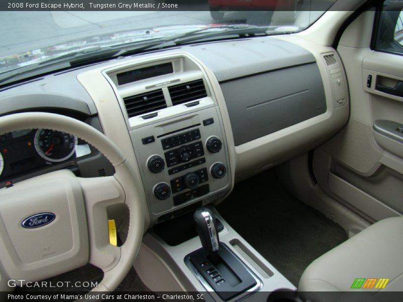 Tungsten Grey Metallic / Stone 2008 Ford Escape Hybrid