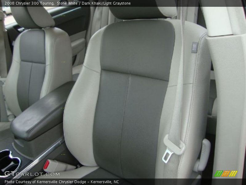 Stone White / Dark Khaki/Light Graystone 2008 Chrysler 300 Touring