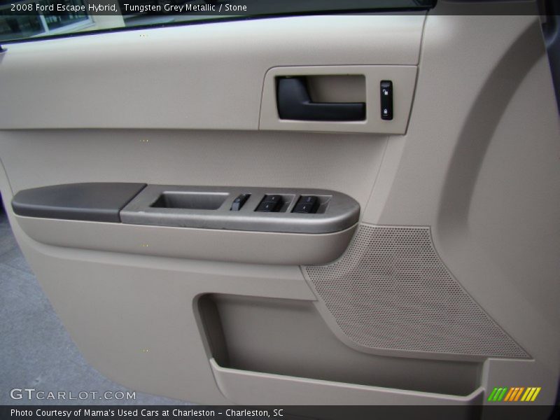 Tungsten Grey Metallic / Stone 2008 Ford Escape Hybrid