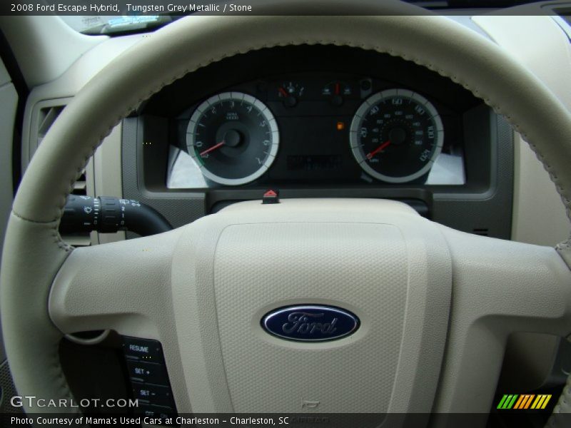 Tungsten Grey Metallic / Stone 2008 Ford Escape Hybrid