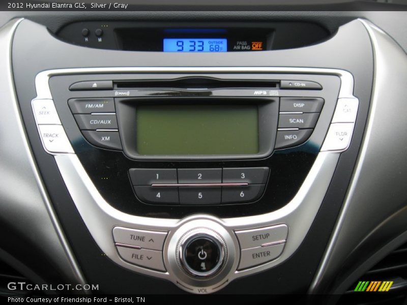 Silver / Gray 2012 Hyundai Elantra GLS