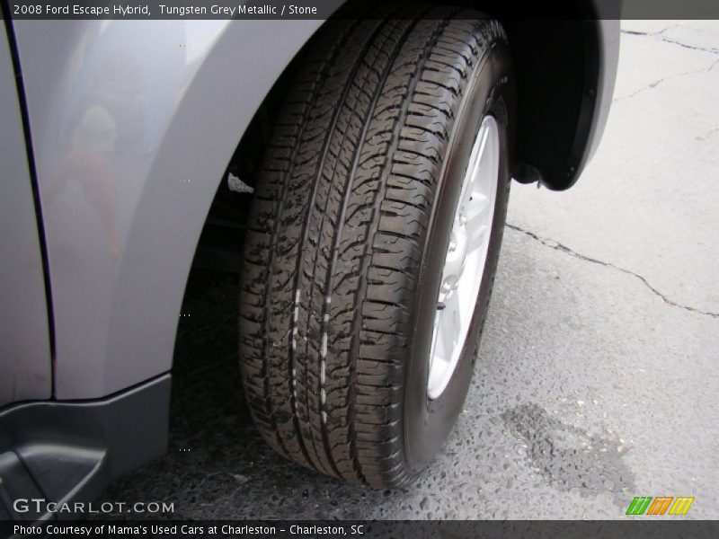Tungsten Grey Metallic / Stone 2008 Ford Escape Hybrid