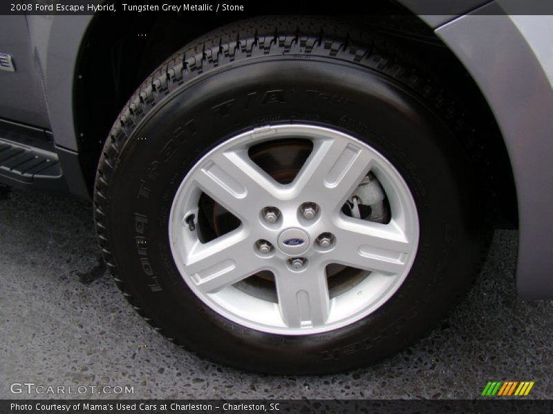 Tungsten Grey Metallic / Stone 2008 Ford Escape Hybrid