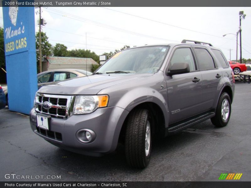 Tungsten Grey Metallic / Stone 2008 Ford Escape Hybrid