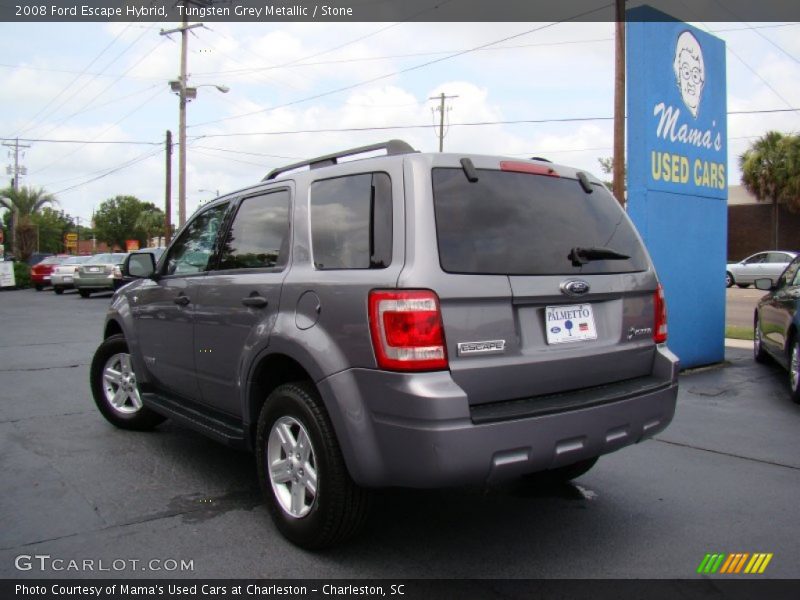 Tungsten Grey Metallic / Stone 2008 Ford Escape Hybrid