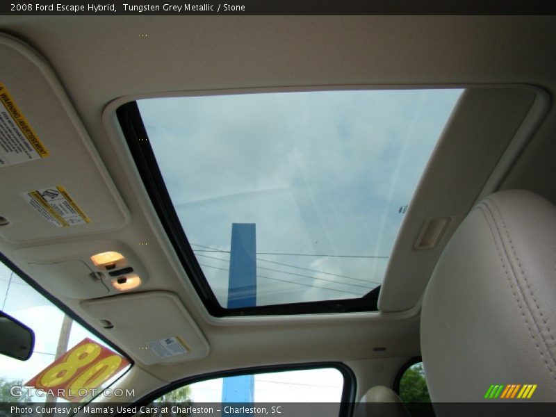 Tungsten Grey Metallic / Stone 2008 Ford Escape Hybrid