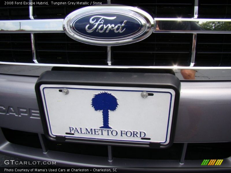 Tungsten Grey Metallic / Stone 2008 Ford Escape Hybrid