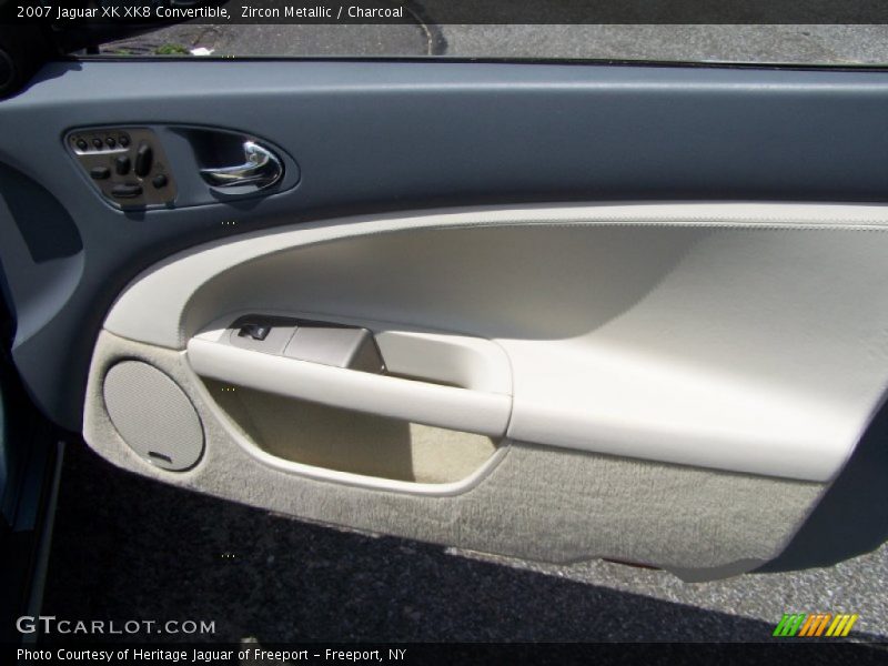 Zircon Metallic / Charcoal 2007 Jaguar XK XK8 Convertible
