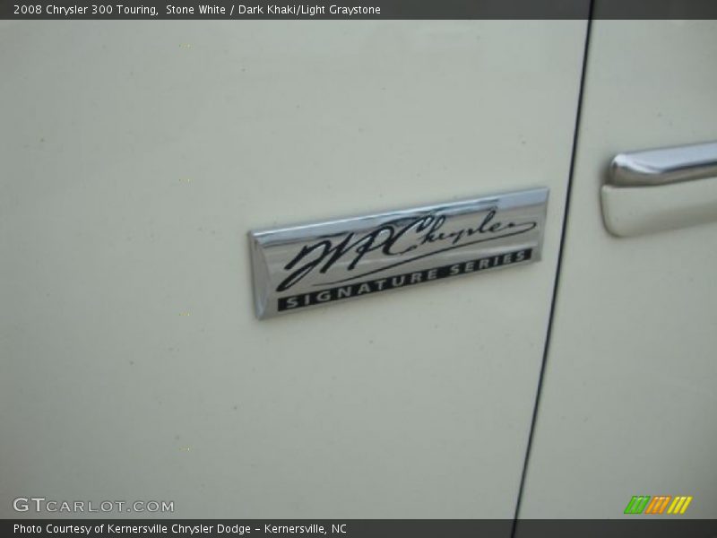 Stone White / Dark Khaki/Light Graystone 2008 Chrysler 300 Touring