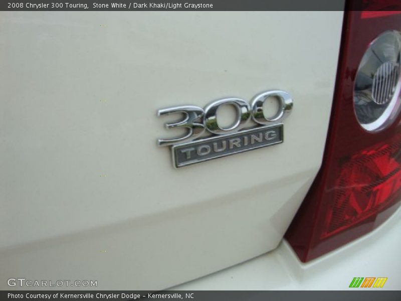 Stone White / Dark Khaki/Light Graystone 2008 Chrysler 300 Touring
