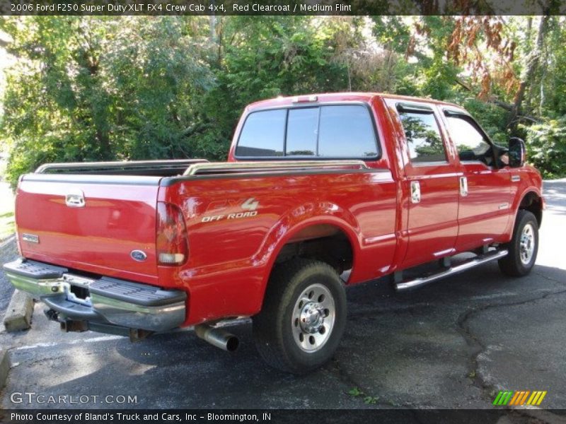 Red Clearcoat / Medium Flint 2006 Ford F250 Super Duty XLT FX4 Crew Cab 4x4