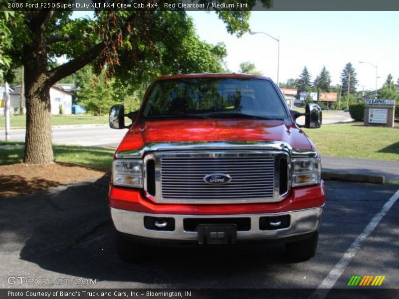 Red Clearcoat / Medium Flint 2006 Ford F250 Super Duty XLT FX4 Crew Cab 4x4