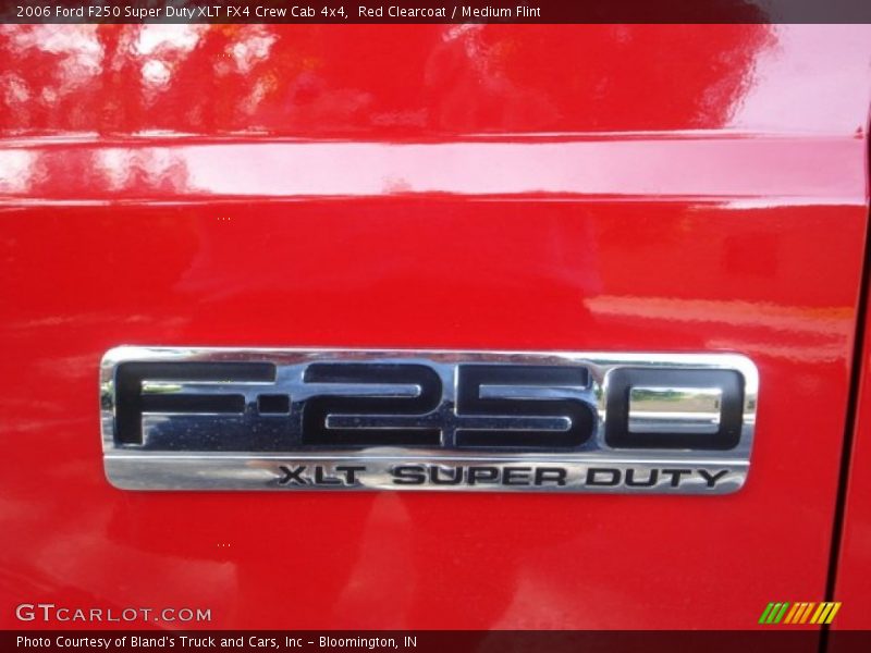 Red Clearcoat / Medium Flint 2006 Ford F250 Super Duty XLT FX4 Crew Cab 4x4