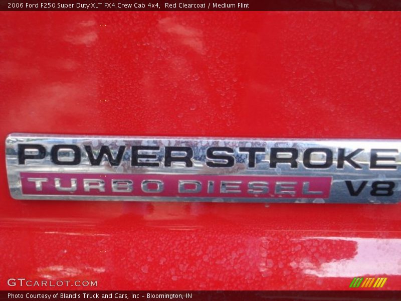Red Clearcoat / Medium Flint 2006 Ford F250 Super Duty XLT FX4 Crew Cab 4x4