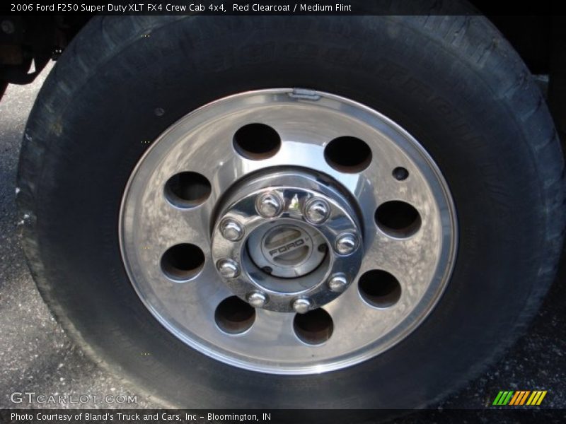 Red Clearcoat / Medium Flint 2006 Ford F250 Super Duty XLT FX4 Crew Cab 4x4