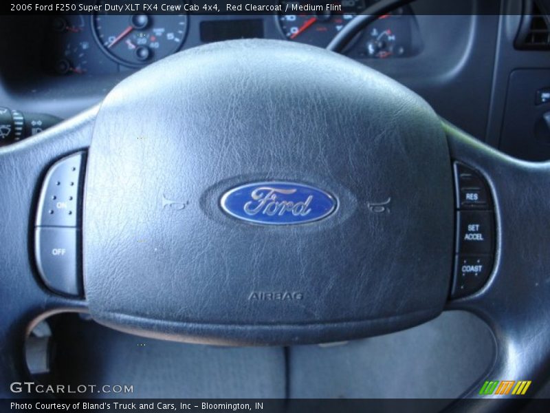 Red Clearcoat / Medium Flint 2006 Ford F250 Super Duty XLT FX4 Crew Cab 4x4