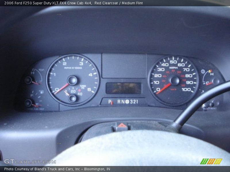 Red Clearcoat / Medium Flint 2006 Ford F250 Super Duty XLT FX4 Crew Cab 4x4