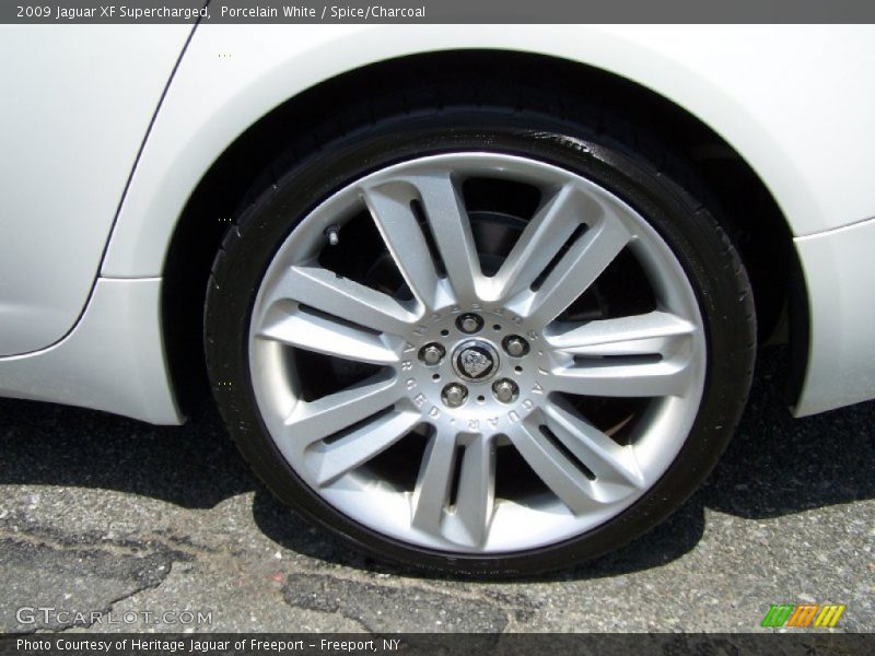 Porcelain White / Spice/Charcoal 2009 Jaguar XF Supercharged