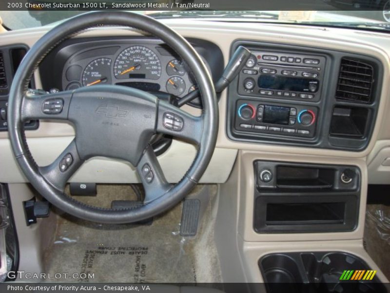 Dashboard of 2003 Suburban 1500 LT