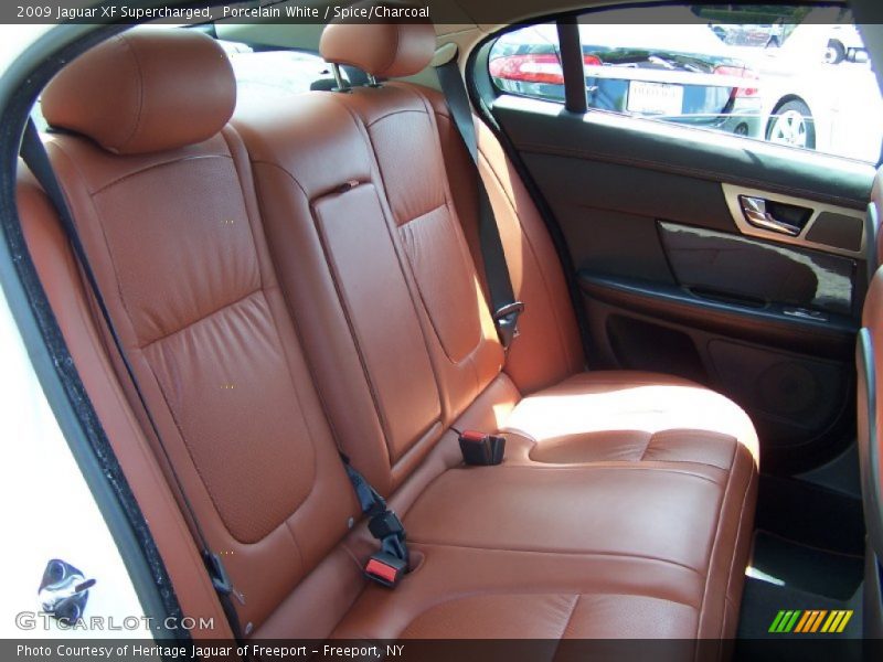 Porcelain White / Spice/Charcoal 2009 Jaguar XF Supercharged