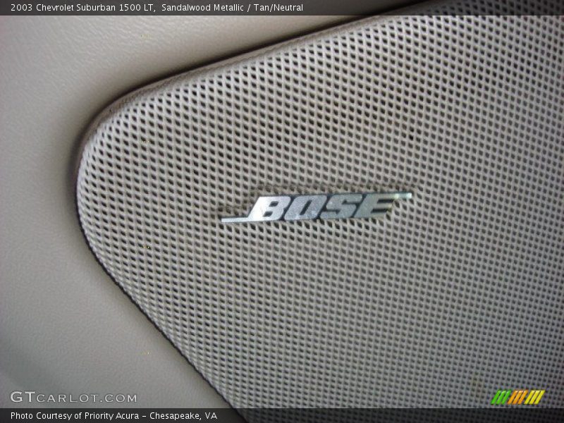 Sandalwood Metallic / Tan/Neutral 2003 Chevrolet Suburban 1500 LT
