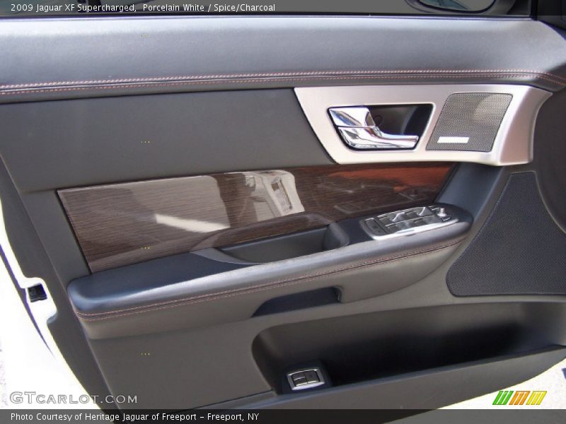 Porcelain White / Spice/Charcoal 2009 Jaguar XF Supercharged