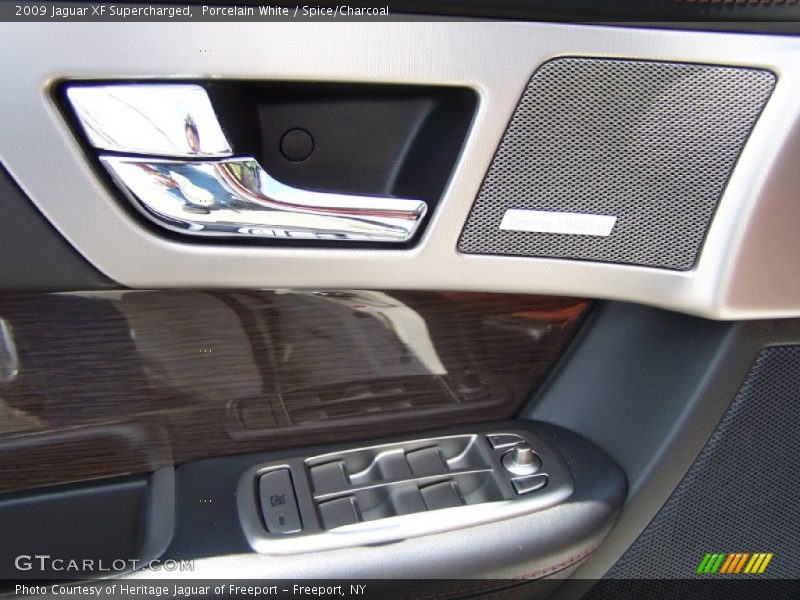 Porcelain White / Spice/Charcoal 2009 Jaguar XF Supercharged